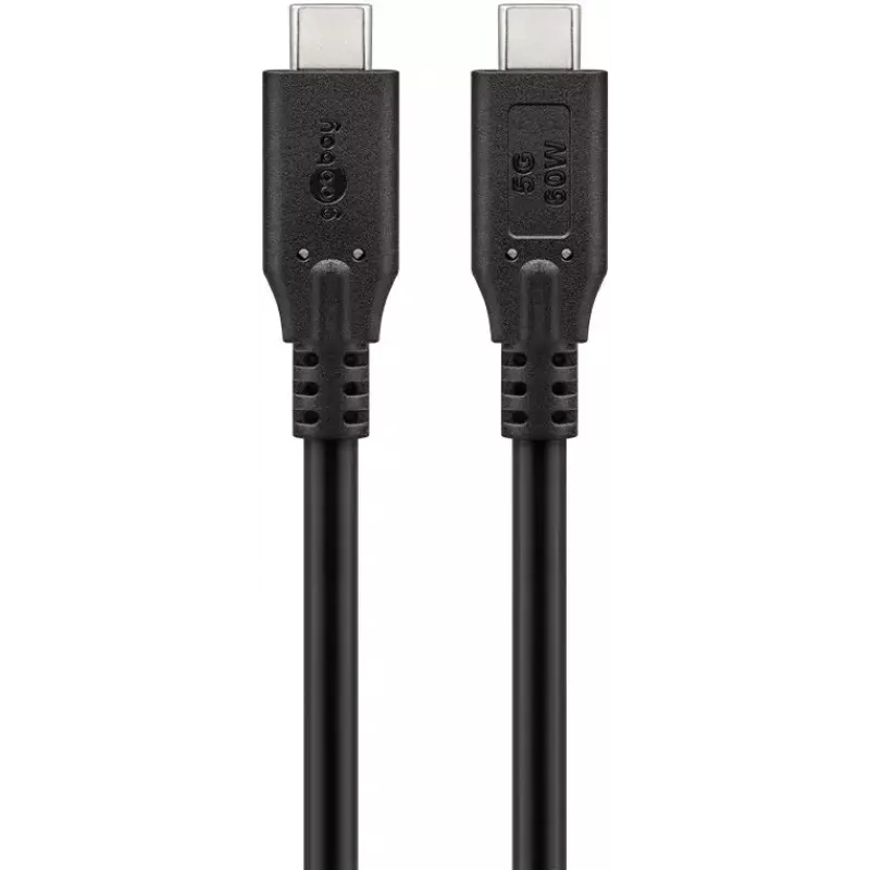 USB-kaabel Goobay 74698 USB 3.2 Gen 1 0,5 m USB C Must