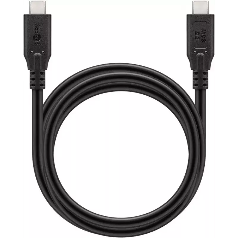 Goobay USB-kaabel 74728 USB 3.2 Gen 1 2m USB C Must