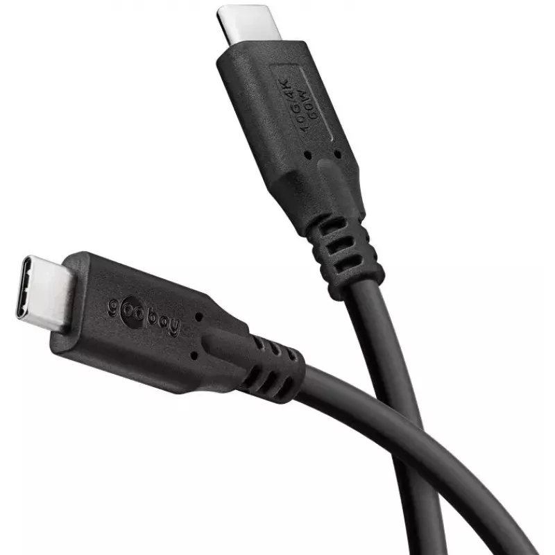 Goobay USB-kaabel USB 3.2 Gen 1 3m USB C Must