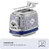 Ariete 0155/0C röster 2 viilu 815 W sinine mitmevärviline