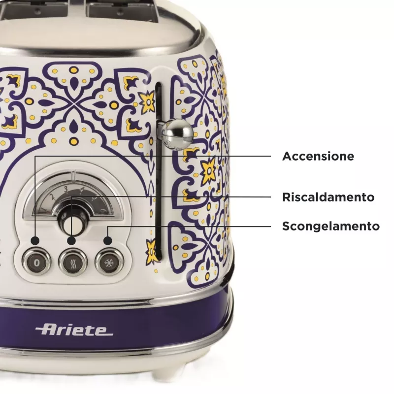 Ariete 0155/0C röster 2 viilu 815 W sinine mitmevärviline
