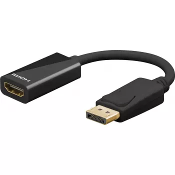 Goobay 75269 Video kaabliadapter 0.1 m DisplayPort HDMI Must