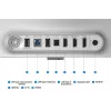 Samsung G81SF arvutimonitor 68,6 cm (27 tolli) 3840 x 2160 4K Ultra HD OLED hõbedane