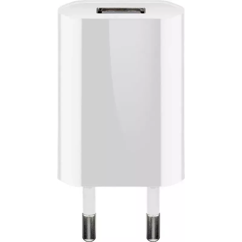 Laadijakomplekt Goobay 5W Apple Lightning siseruumide vahelduvvoolu mobiiltelefon