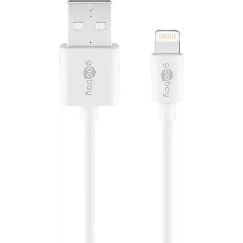 Laadijakomplekt Goobay 5W Apple Lightning siseruumide vahelduvvoolu mobiiltelefon