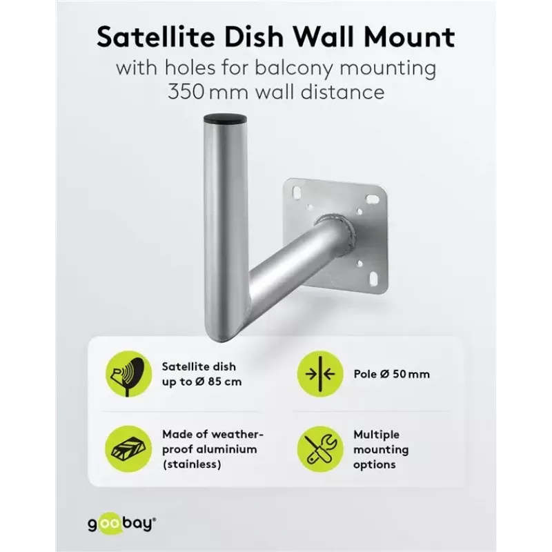 Satelliiditaldriku seinakinnitus Goobay 67301
