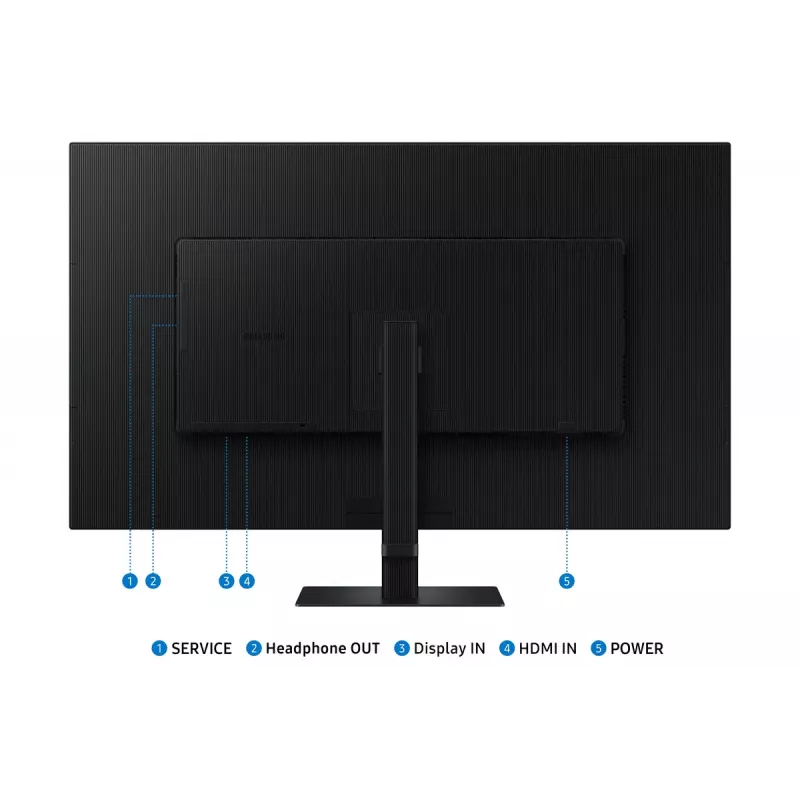 Samsung S70D arvutimonitor 94 cm (37 tolli) 3840 x 2160 pikslit 4K Ultra HD LCD must