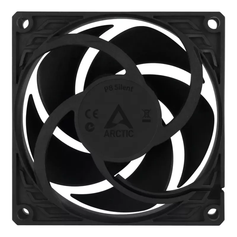 Ventilaator ARCTIC P8 Silent 80 mm madala müratasemega 1600 RPM 5-pakk