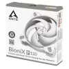 ARCTIC BioniX P120 (Hall/Valge) – Rõhuoptimeeritud 120 mm mänguventilaator PWM PST-ga