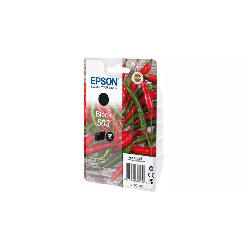 Epson 503 tindikassett 1 tk Originaal Standardtootlusega Must