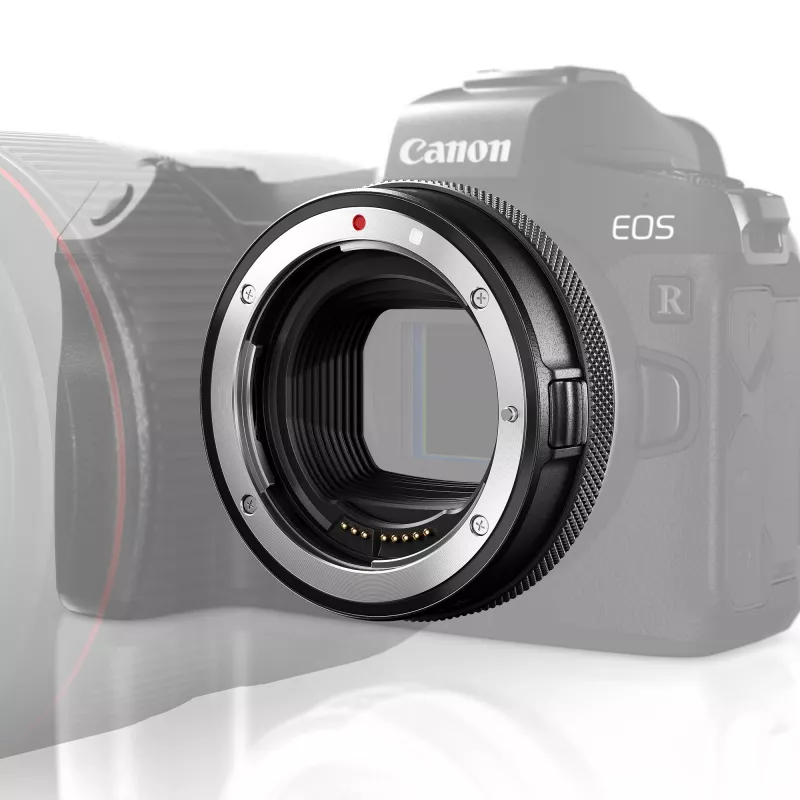 Objektiiviadapter Canon EF-EOS R juhtrõngaga kinnitusadapter