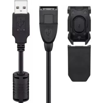 USB-kaabel Goobay 93284 USB 2.0 2 m USB A must