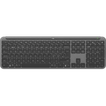 Logitech K950 Signature õhuke klaviatuur kontorisse RF juhtmevaba Bluetooth QWERTY taani soome põhjamaade rootsi grafiit