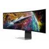 Samsung G95SC arvutimonitor 124,5 cm (49 tolli) 5120 x 1440 pikslit Dual QHD OLED hõbedane