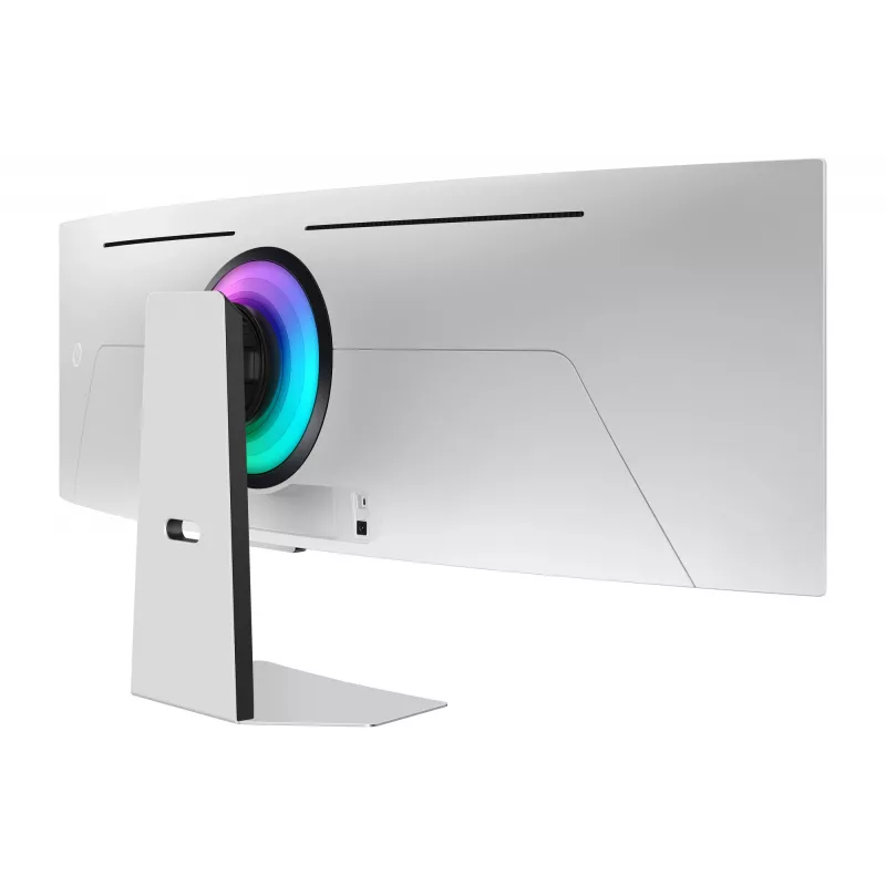 Samsung G95SC arvutimonitor 124,5 cm (49 tolli) 5120 x 1440 pikslit Dual QHD OLED hõbedane