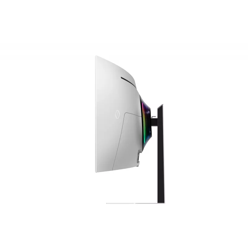 Samsung G95SC arvutimonitor 124,5 cm (49 tolli) 5120 x 1440 pikslit Dual QHD OLED hõbedane