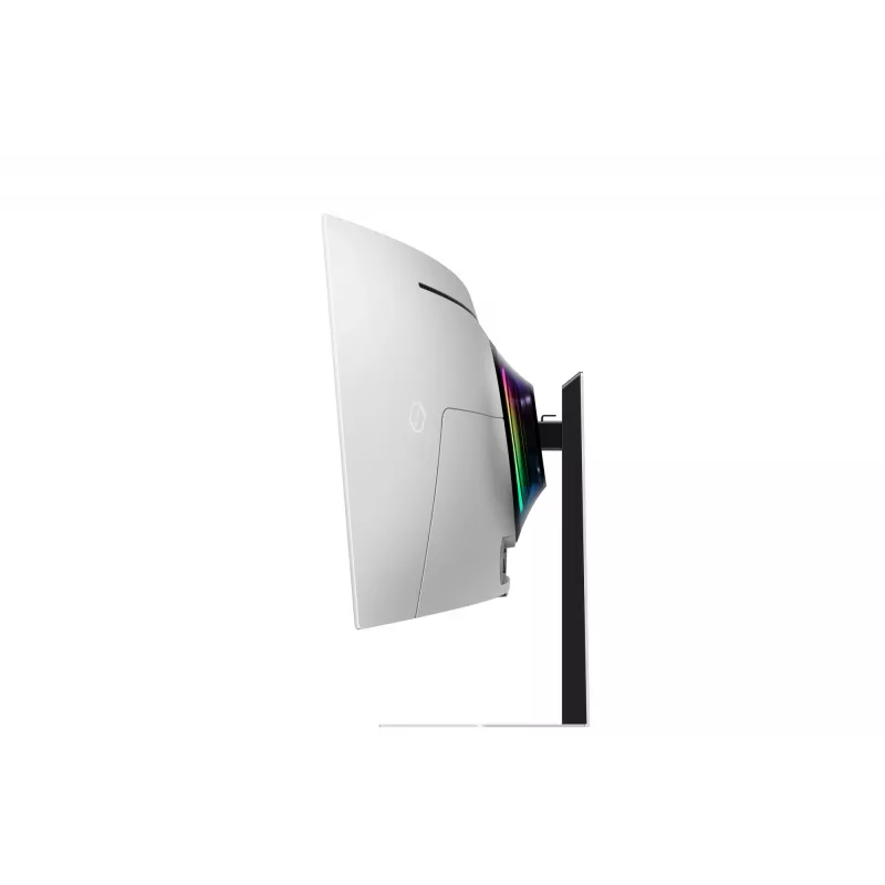 Samsung G95SC arvutimonitor 124,5 cm (49 tolli) 5120 x 1440 pikslit Dual QHD OLED hõbedane