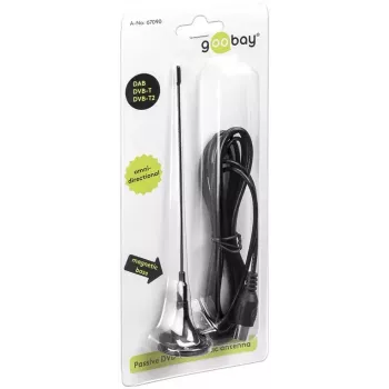 Antenn Goobay Passive DVB-T2 (HD) Mini Magnetic