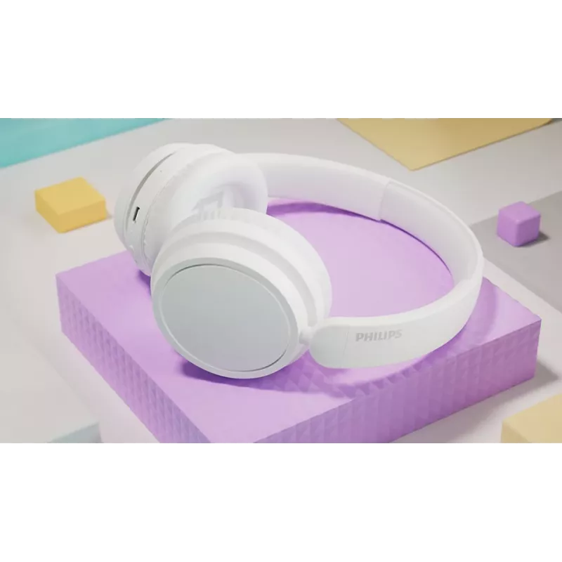 Philips 5000 series TAH5209WT/00 kõrvaklapid/peakomplekt Juhtmevaba Peapael Kõned/Muusika Bluetooth Valge