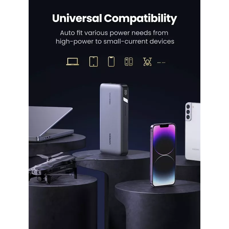 Kaasaskantav akupank Ugreen 90597A 25000 mAh