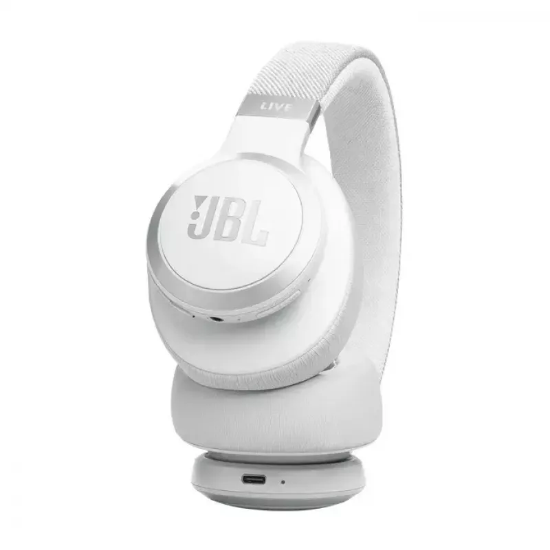 JBL Live 770NC juhtmeta kõrvaklapid, peapael, kõned/muusika, Bluetooth, valge