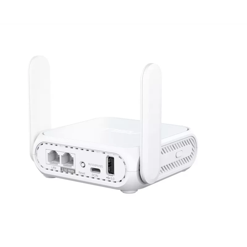 ASUS RT-BE58 Go traadita ruuter 2,5 Gigabit Ethernet kahesageduslik (2,4 GHz / 5 GHz) valge