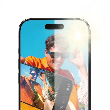 PanzerGlass Anti-Reflective Armor ekraanikaitse iPhone Air kriimustus- ja löögikindel