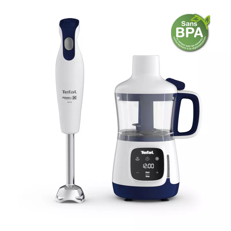 Tefal Yummy Gourmet HB55W4 0,8 L keedu- ja segamise blender 600 W valge