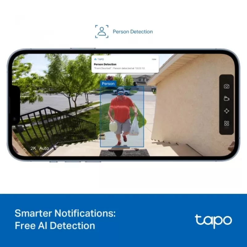 TP-Link Tapo D205 videouksesüsteem 3 MP Must
