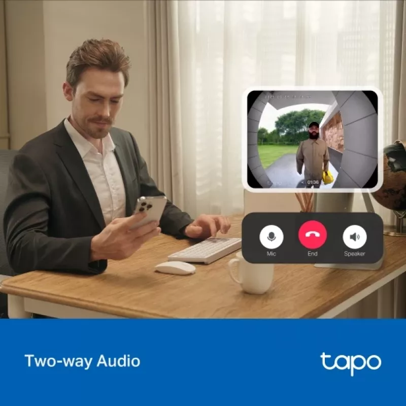 TP-Link Tapo D205 videouksesüsteem 3 MP Must