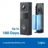 TP-Link Tapo D205 videouksesüsteem 3 MP Must