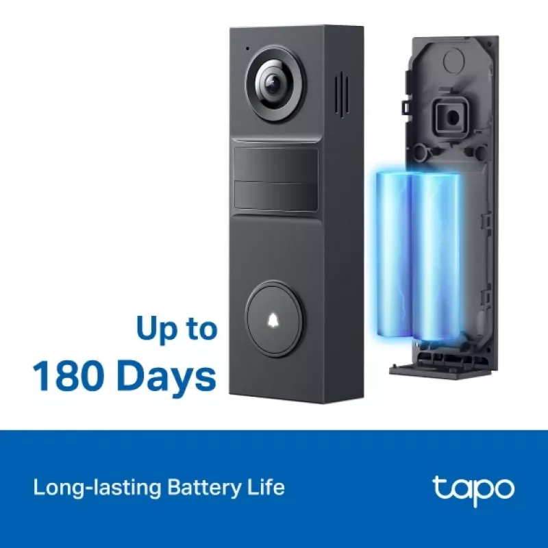 TP-Link Tapo D205 videouksesüsteem 3 MP Must