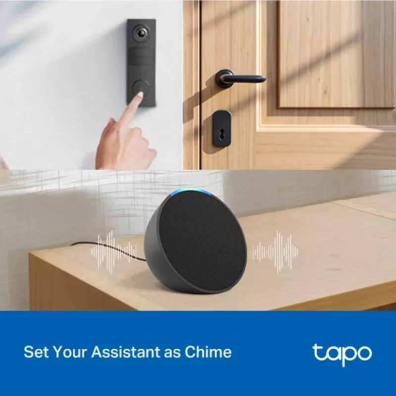 TP-Link Tapo D205 videouksesüsteem 3 MP Must