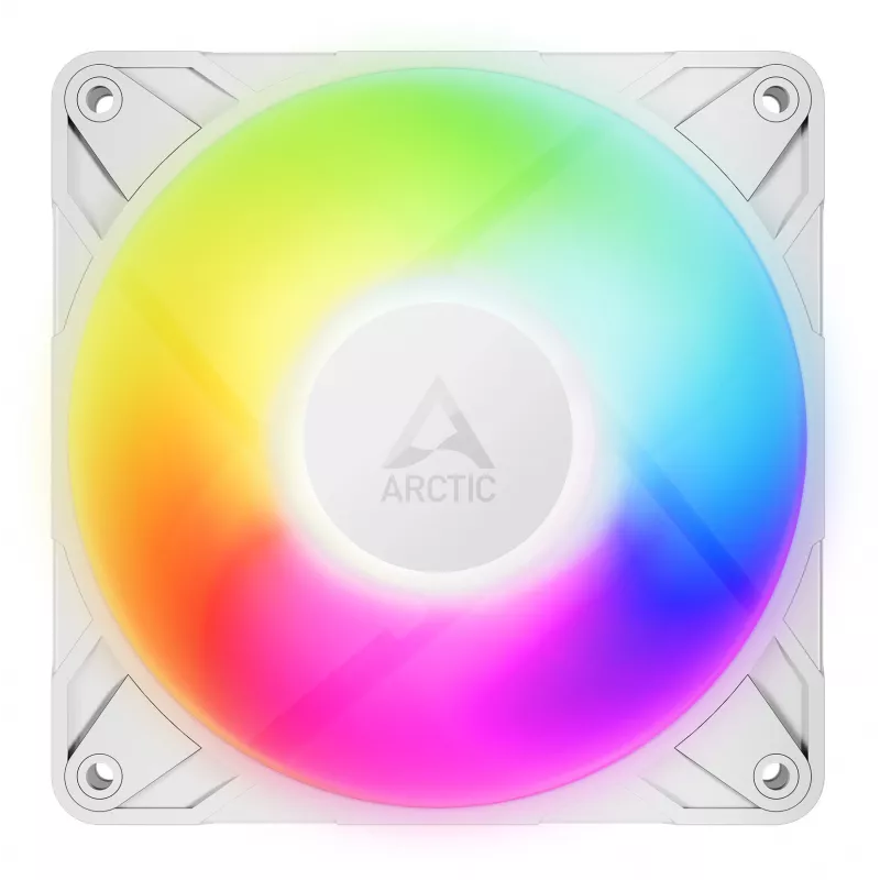 ARCTIC Freezer P12 Pro A-RGB (Valge) - 3-pakk 120 mm A-RGB PWM ventilaator kaabli jagajaga