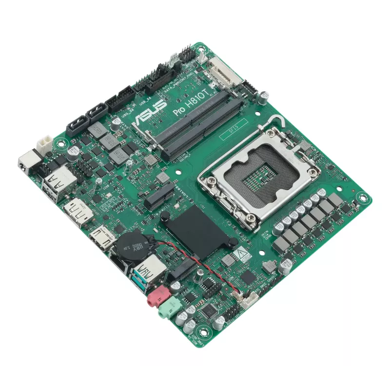 Emaplaat ASUS Pro H810T-CSM Intel H810 LGA 1851 mini ITX DDR5 128GB