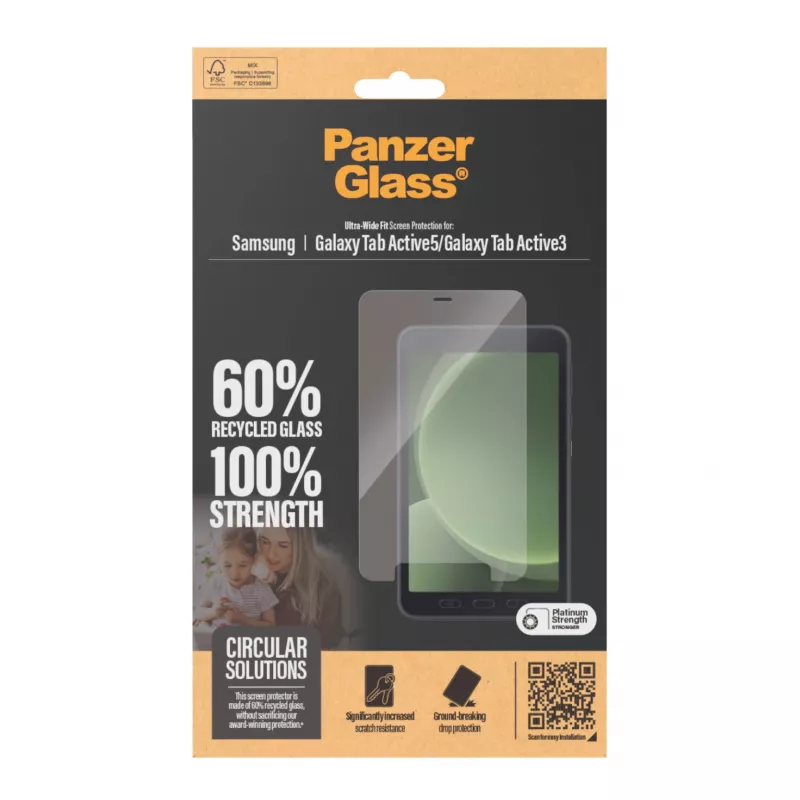 PanzerGlass® ekraanikaitse Samsung Galaxy Tab Active5 | Active3 | Ultra-Wide Fit