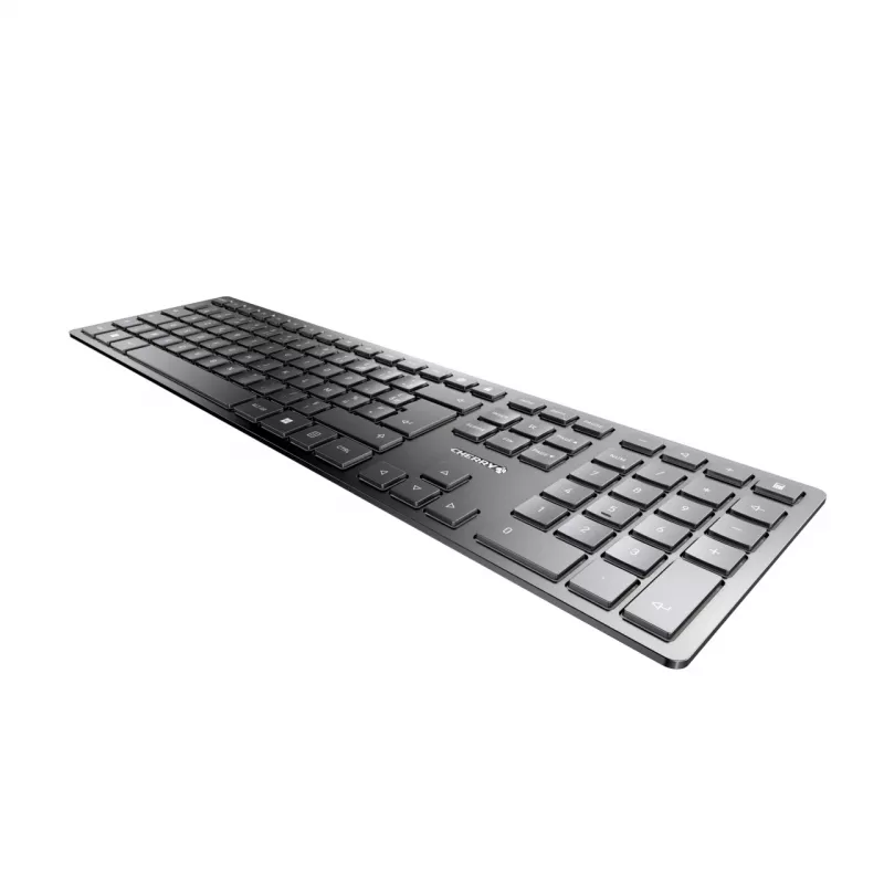 CHERRY KW 9100 õhuke klaviatuur universaalne RF-juhtmevaba + Bluetooth AZERTY prantsuse must