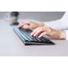 CHERRY KW 9100 õhuke klaviatuur universaalne RF-juhtmevaba + Bluetooth AZERTY prantsuse must