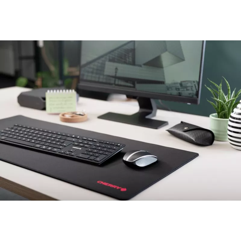 CHERRY KW 9100 õhuke klaviatuur universaalne RF-juhtmevaba + Bluetooth AZERTY prantsuse must