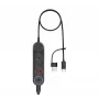Kontroller Jabra Engage 50 II Link USB-C/A MS — Must, mudel 50-2169