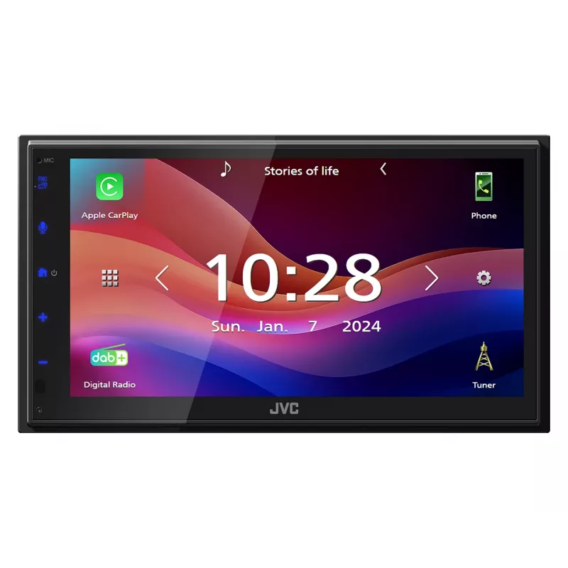 JVC KW-M695DBW auto meediumajaja Must Wi-Fi 200 W Bluetooth