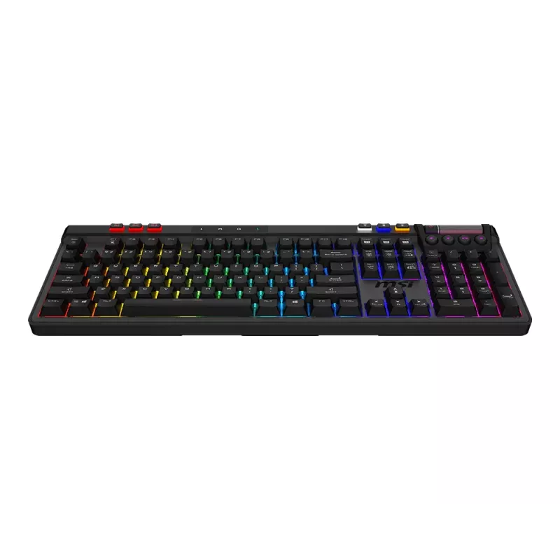 MSI Strike Pro Wireless vaikne mehaaniline mänguklaviatuur, DE (QWERTZ) paigutus, must