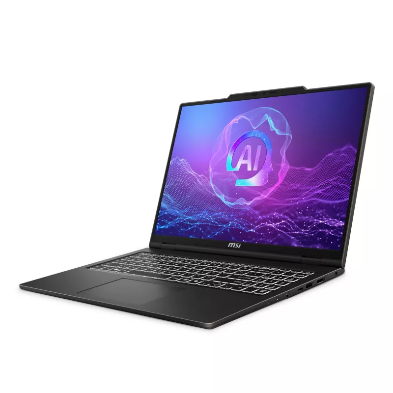 MSI Venture A16 AI+ A3HMG-036DE sülearvuti, AMD Ryzen AI 5 340, 16-tolline, 16GB DDR5, 512GB SSD, Windows 11 Home