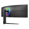 LC-Power LC-M49QCK 49-tolline Dual QHD (5120×1440) kumer VA LCD monitor, 3 ms, 32:9, VESA, kõrguse reguleerimisega, must
