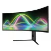 LC-Power LC-M49QCK 49-tolline Dual QHD (5120×1440) kumer VA LCD monitor, 3 ms, 32:9, VESA, kõrguse reguleerimisega, must