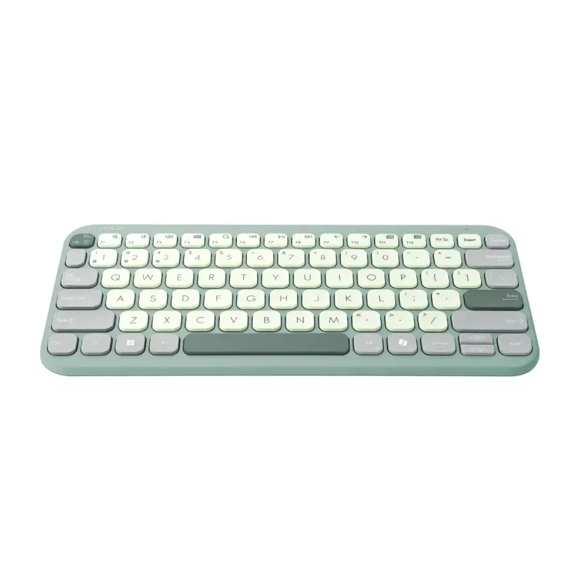 ASUS KW100 /GN/GE/81 klaviatuur Kodu Bluetooth QWERTZ Saksa Roheline, Heleroheline