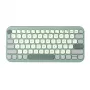 ASUS KW100 /GN/GE/81 klaviatuur Kodu Bluetooth QWERTZ Saksa Roheline, Heleroheline