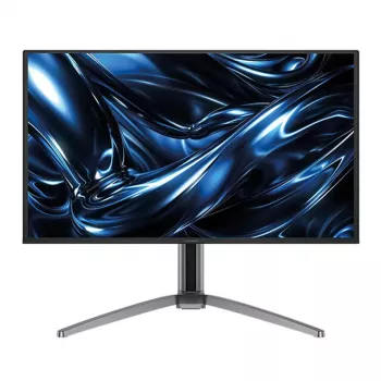 LC-Power LC-M27UO 26,5-tolline QD-OLED arvutimonitor 3840×2160 4K Ultra HD, 0,03 ms, USB-C, VESA, antratsiit/must