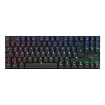 Mehaaniline mängurklaviatuur CHERRY XTRFY Cherry MX 8.2 TKL Wireless — Tenkeyless, QWERTZ, USB + RF + Bluetooth, RGB, must