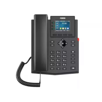 IP-telefon Fanvil X303-2 Must 4 liini LCD Juhtmega telefonitoru